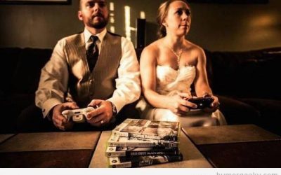 La noche de boda ideal para un par de gamers