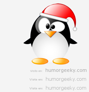 Imagen perfil WhatsApp Navidad, pingüino con gorro