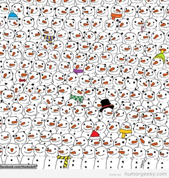 Juegos agudeza visual, encontrar al oso panda