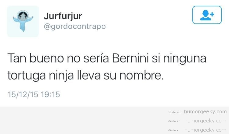 Tan bueno no sería Bernini… por @gordocontrapo
