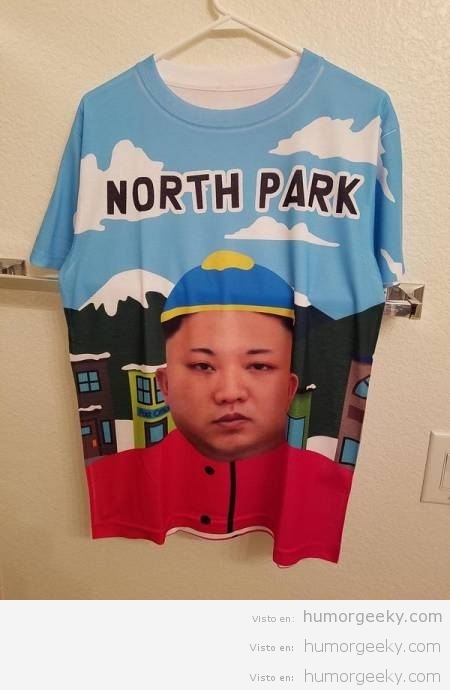 Camiseta Corea Norte y South Park