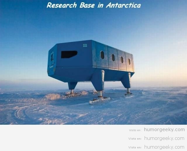 Así es una base de investigación en la Antártida