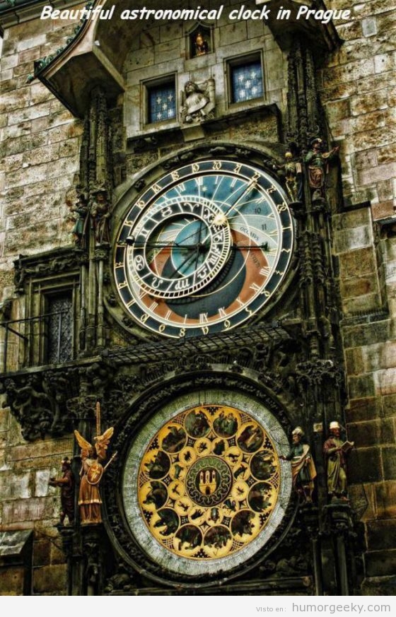 Reloj astronómico en Praga