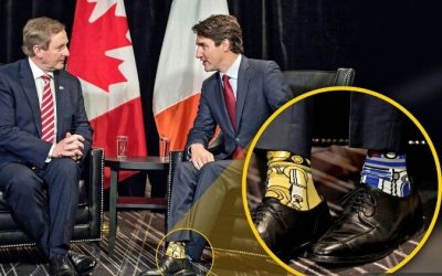 Os gustan los calcetines de Justin Trudeau, el primer ministro de Canadá?