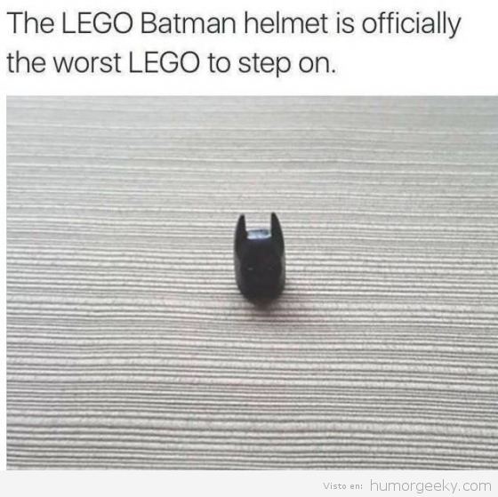 Pieza Lego casco Batman