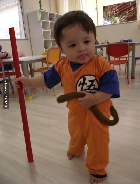Disfraz friki para niño. Goku