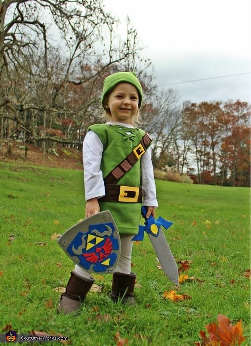Disfraz friki para niño. Link de Zelda