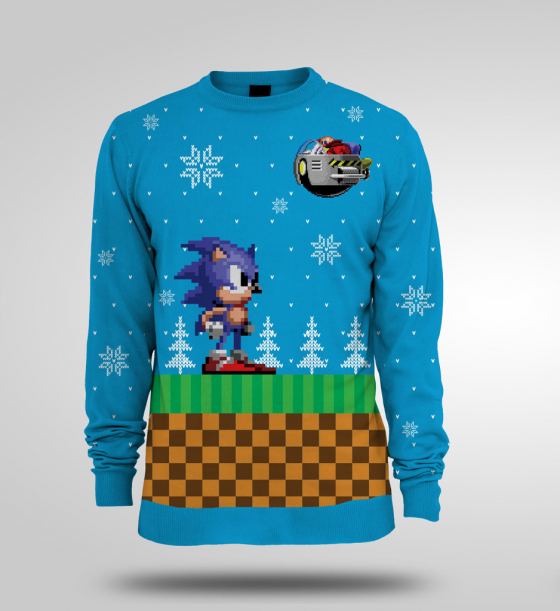 Jersey Navidad friki Sonic the hedgehog