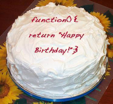Pastel de cumpleaños para programadores 7